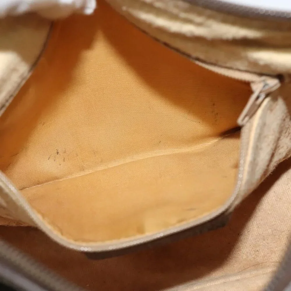 Authentic GUCCI GG Supreme Web Sherry Line Bag PVC Beige Gold Red 89 02 032 - Picture 3 of 16